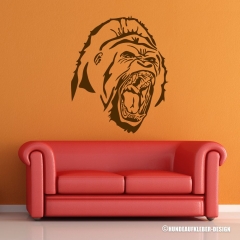 Gorilla Wandtattoo