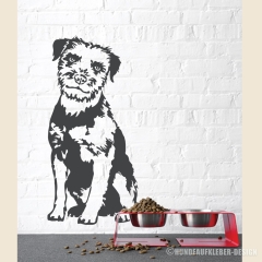 Border Terrier Wandtattoo