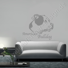 American Bulldog Aufkleber