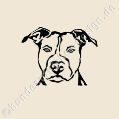 Pit Bull Terrier Folienaufkleber 0174