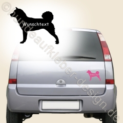 Shiba Inu Aufkleber mit Wunschname
