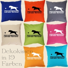 Labrador Retriever Dekokissen