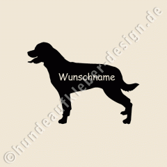 Rottweiler Wunschtext Aufkleber