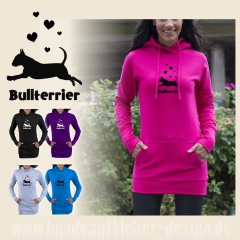 Bullterrier Girls Long Hoodie